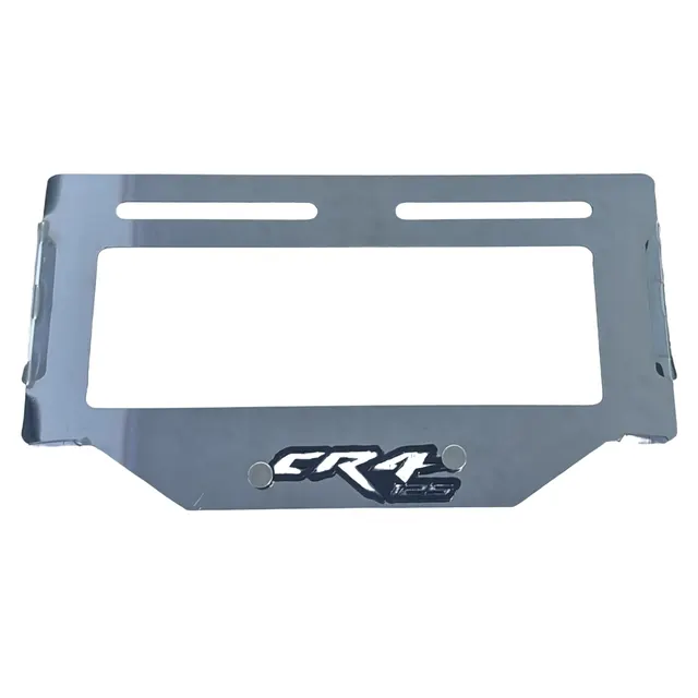 PORTA PLACA EN ACERO CON TORNILLOS — imagen 7