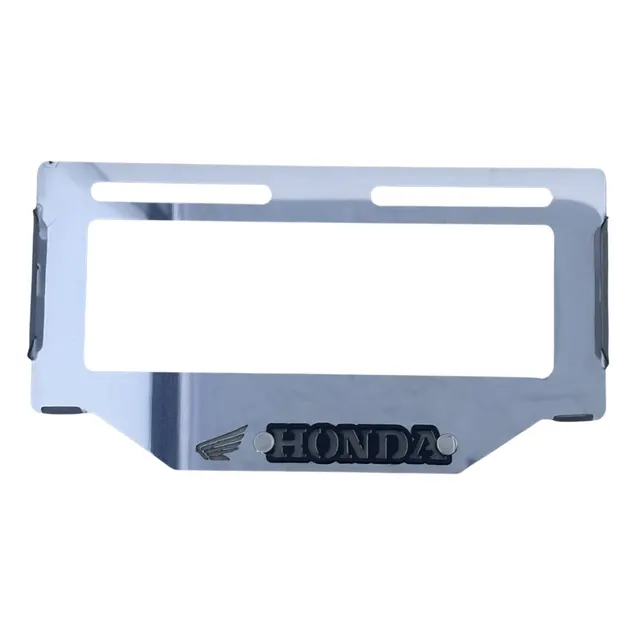 PORTA PLACA EN ACERO CON TORNILLOS — imagen 4
