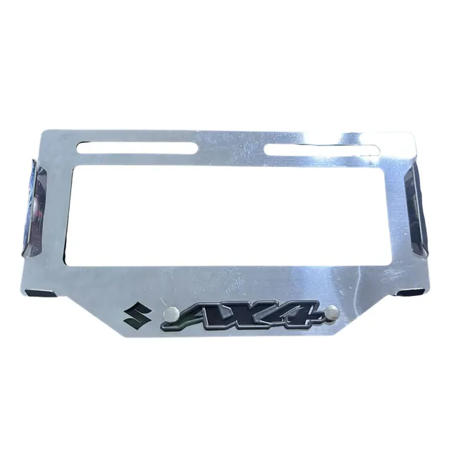 PORTA PLACA ACERO 3D — imagen 5