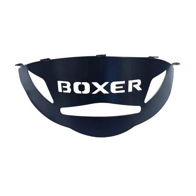 GORRA FAROLA EN ACERO NEGRO BOXER — imagen 1