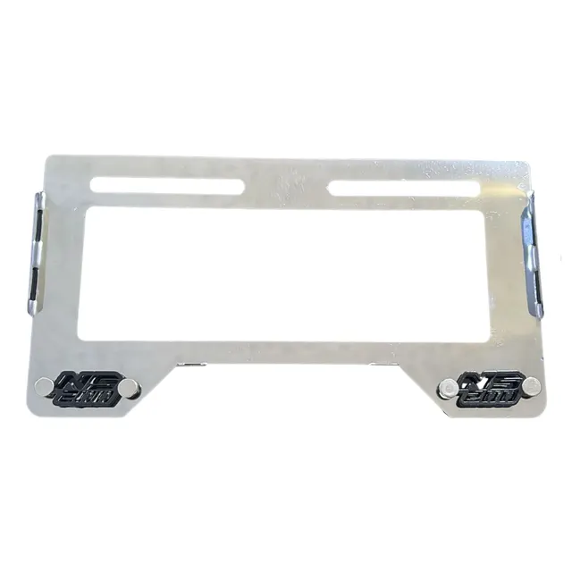PORTA PLACA EN ACERO CON TORNILLOS — imagen 11