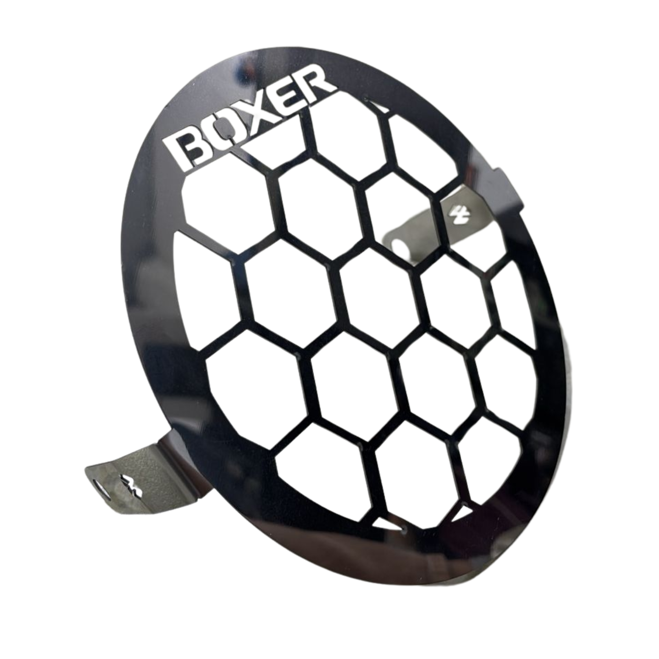 PARRILLA DE FAROLA BOXER KS EN NEGRO 3D — imagen 3