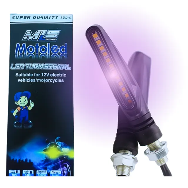 Direccional Morado Secuencial ZXD-04 — imagen 1