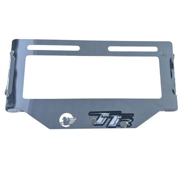 PORTA PLACA EN ACERO CON TORNILLOS — imagen 8