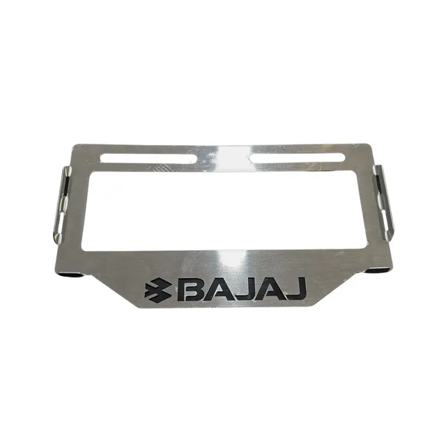 PORTAPLACA METÁLICO NEGRO — imagen 18