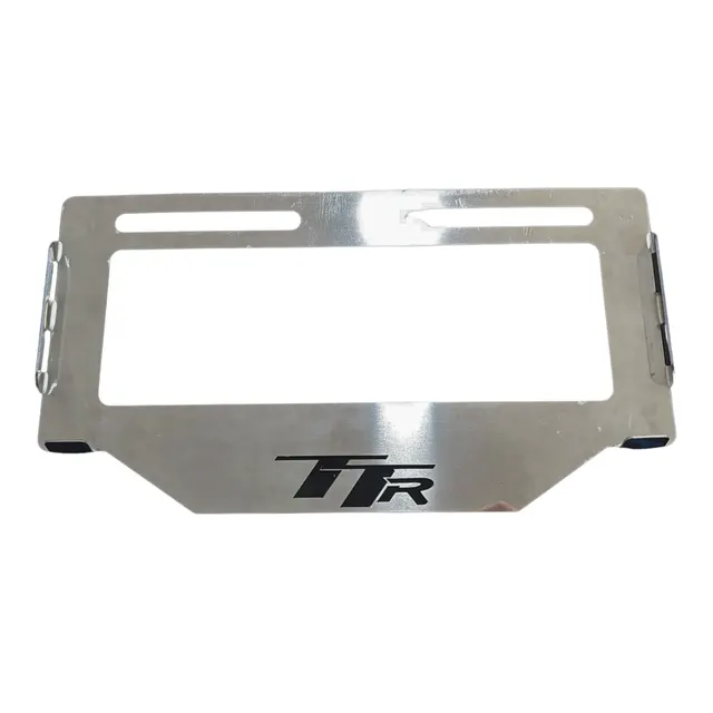 PORTA PLACA EN ACERO CON TORNILLOS — imagen 5