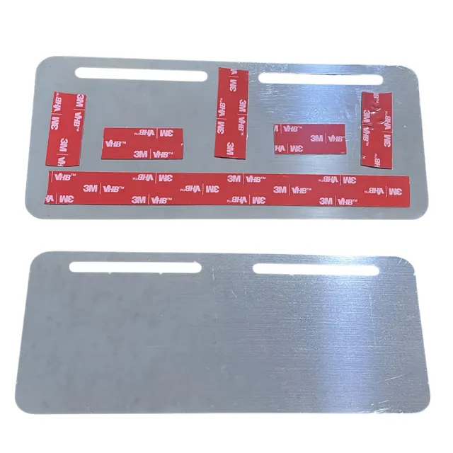 PORTA PLACA FANTASMA CON CINTA 3M