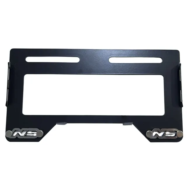 PORTAPLACA METÁLICO NEGRO — imagen 14