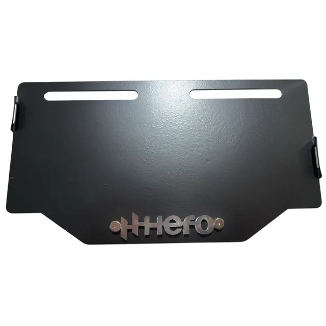 PORTAPLACA METÁLICO NEGRO — imagen 9