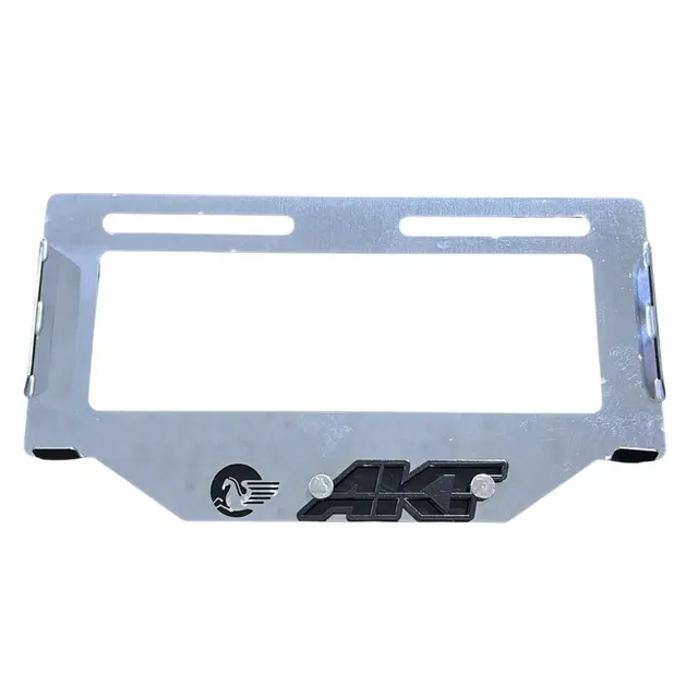 PORTA PLACA ACERO 3D — imagen 2