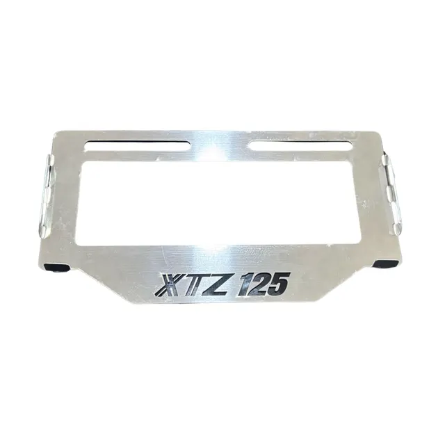 PORTA PLACA EN ACERO CON TORNILLOS — imagen 10