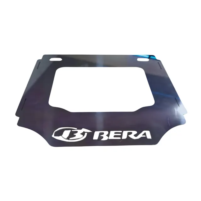 PORTAPLACA METÁLICO NEGRO — imagen 15