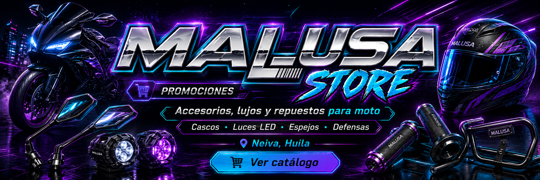 Banner promocional de la tienda